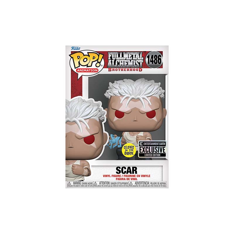 Funko POP! Fullmetal Alchemist: Brotherhood Scar GITD EE Exclusive