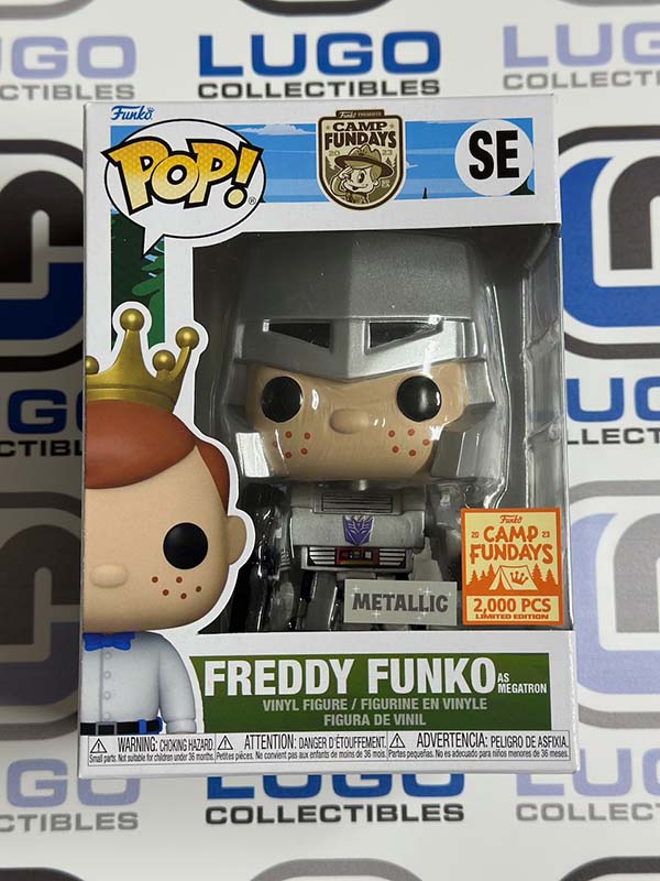 Funko POP! Freddy Funko as Megatron (Metallic) CAMP FUNDAYS 2023 LE2000