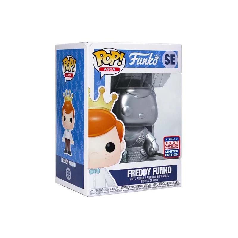 Funko POP! Asia Freddy Funko as Guan Yu Silver Metallic China Con 2021 Exclusive
