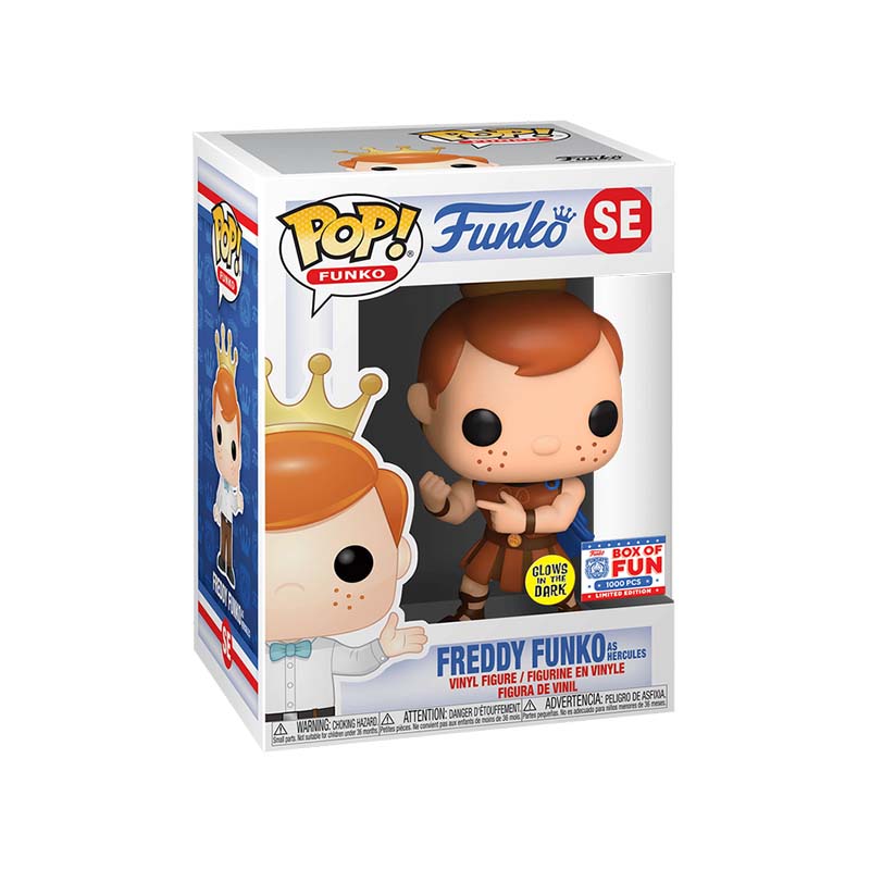 Funko POP! Freddy Funko as Hercules GITD FUNDAYS 2021 Box of Fun LE1000