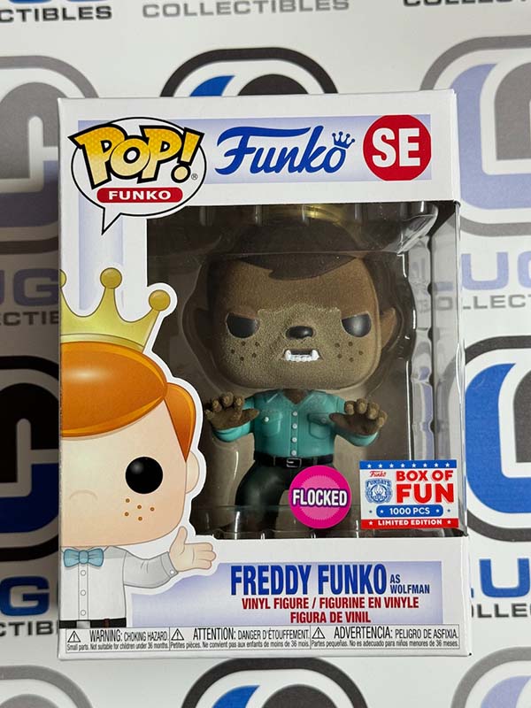 Funko POP! Freddy Funko as Wolfman (Flocked) Fundays LE1000