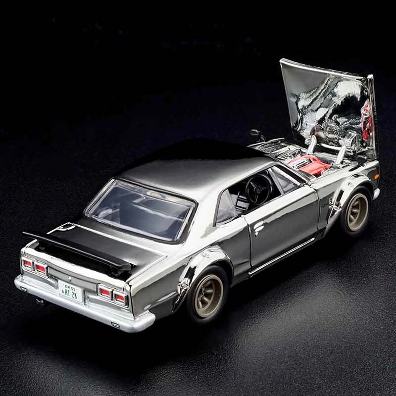 Hot Wheels RLC 1972 Nissan Skyline H/T 2000 GT-R Chrome