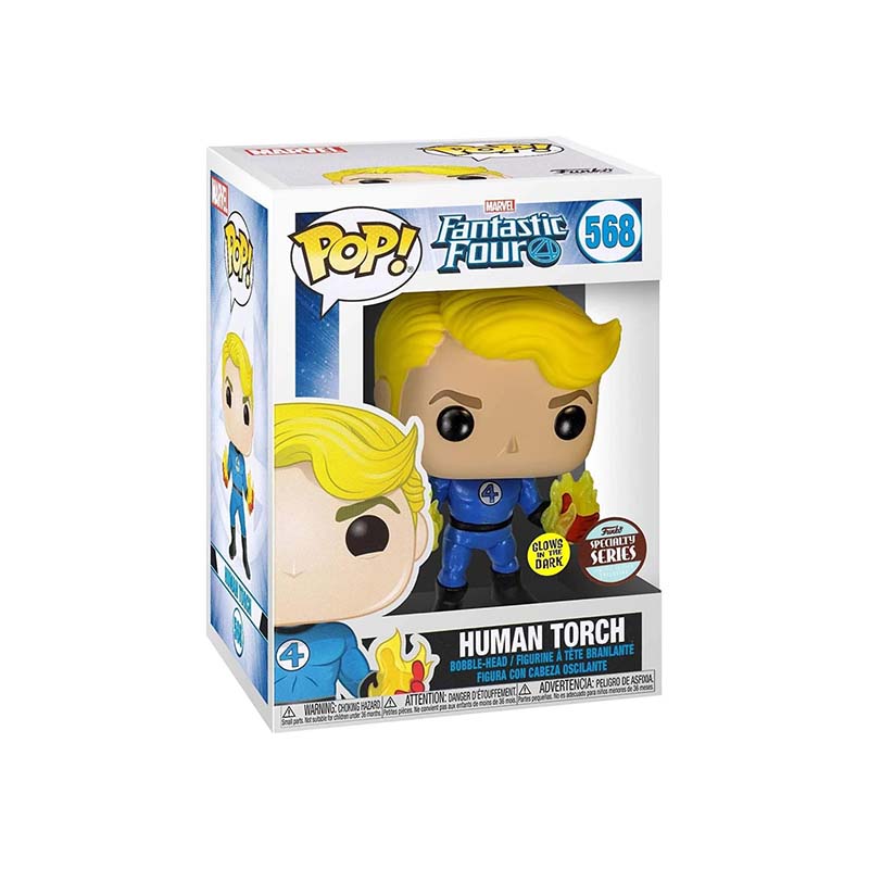Funko POP! Marvel Fantastic Four Human Torch GITD Specialty Series