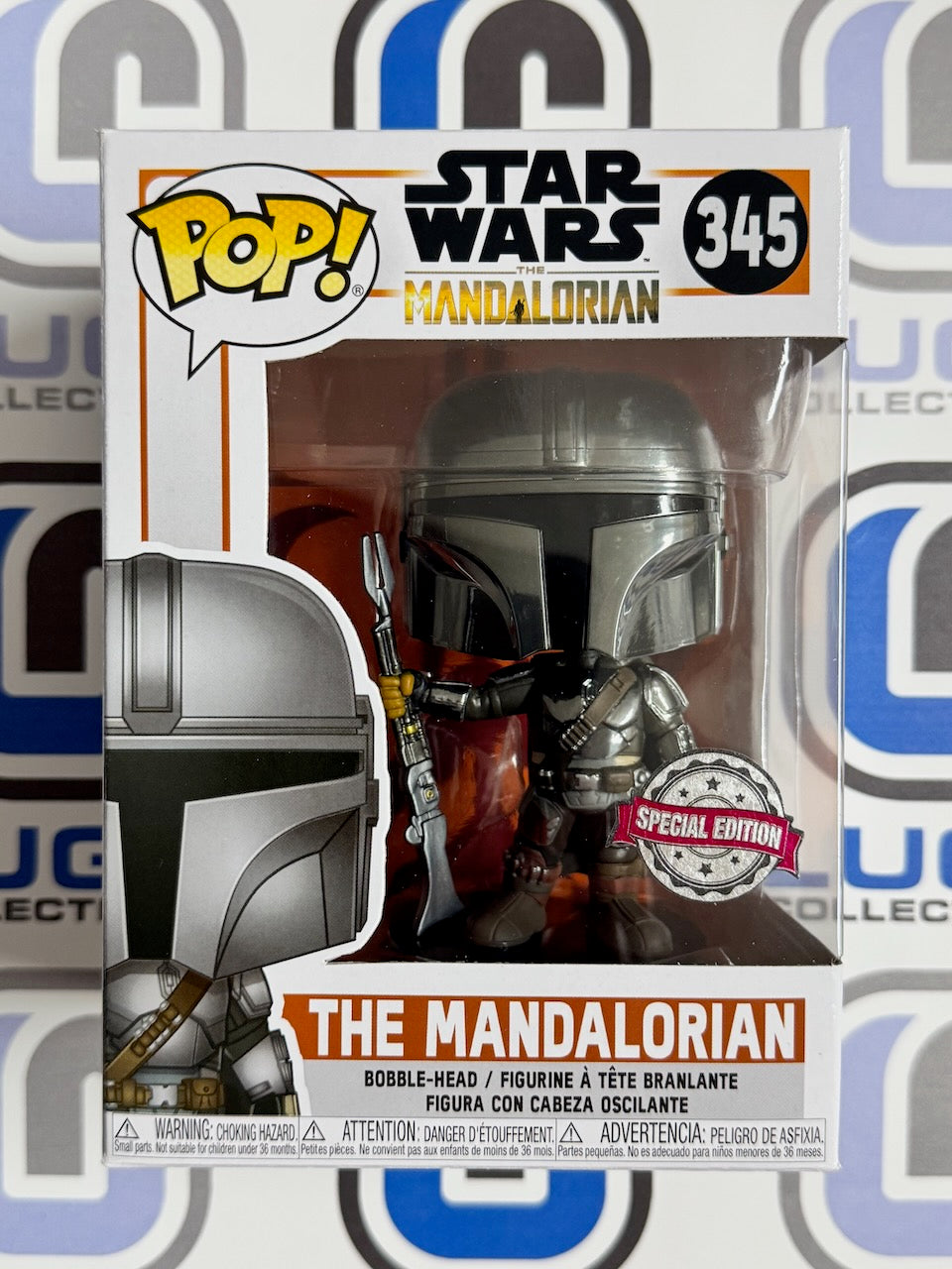 Funko POP! Star Wars Mandalorian Chrome (Error) Special Edition