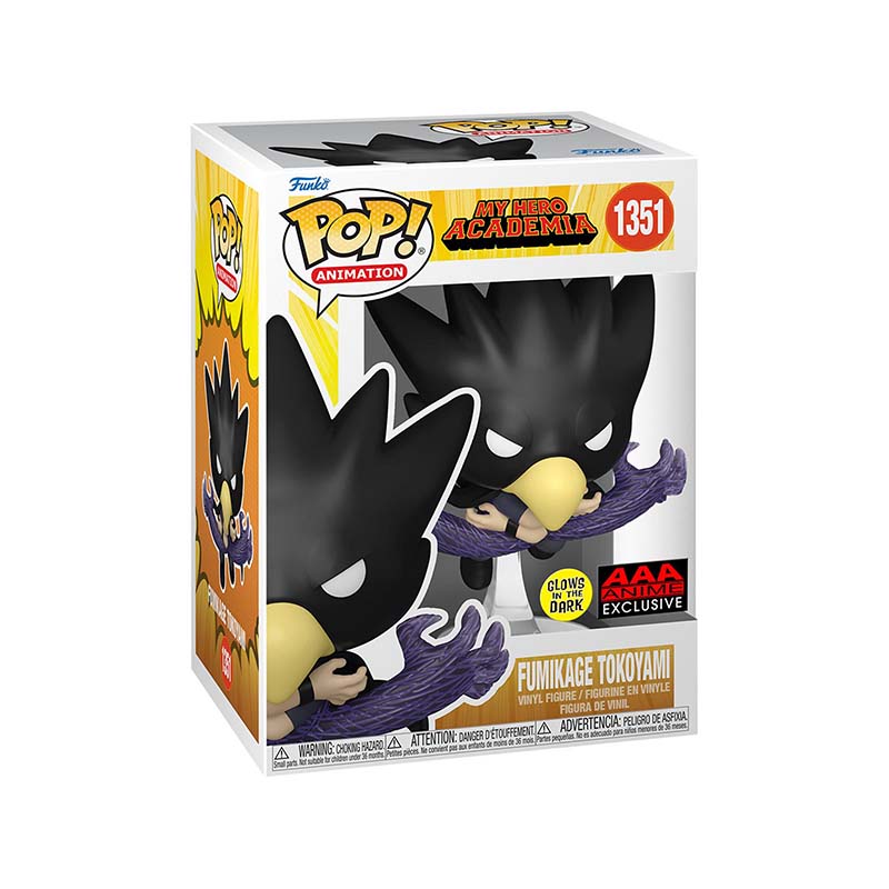 Funko POP! MHA Fumikage Tokoyami Fallen Angel GITD AAA Exclusive
