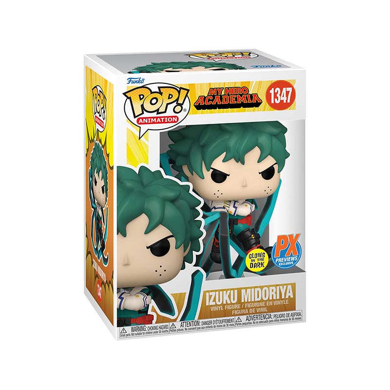 Funko POP! MHA Izuku Midoriya Blackwhip GITD PX Exclusive - NOT MINT