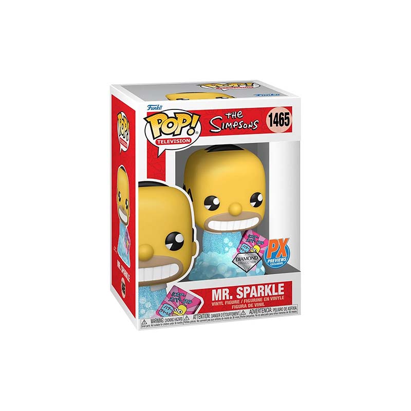 Funko POP! The Simpsons Mr. Sparkle Diamond Glitter PX Exclusive