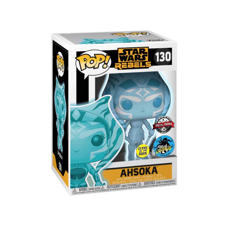 Funko POP! Star Wars Rebels Ahsoka Holographic GITD LACC Exclusive