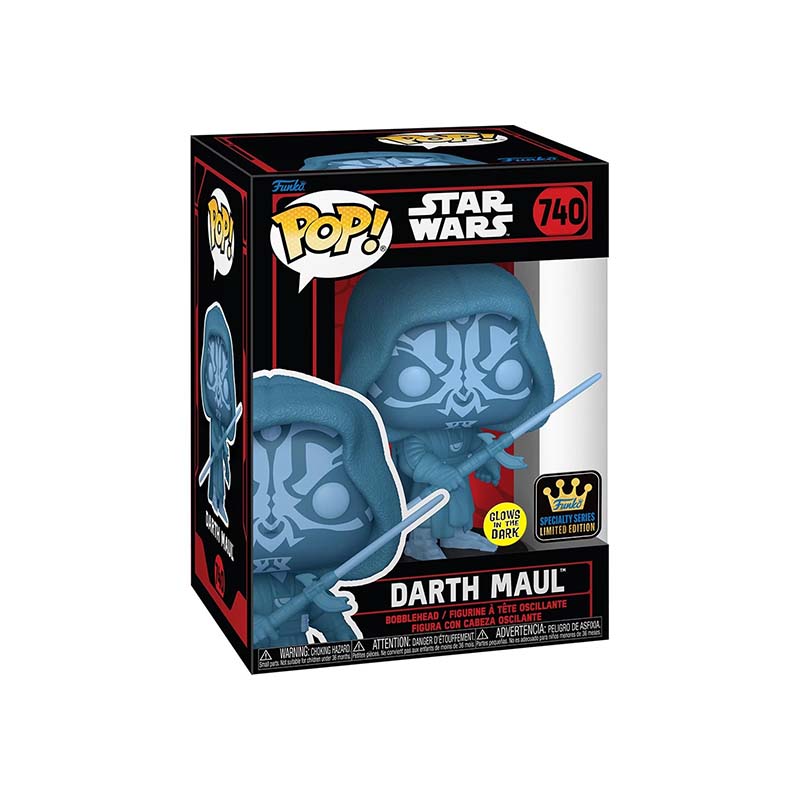 Funko POP! Star Wars Hologram Darth Maul GITD Specialty Series