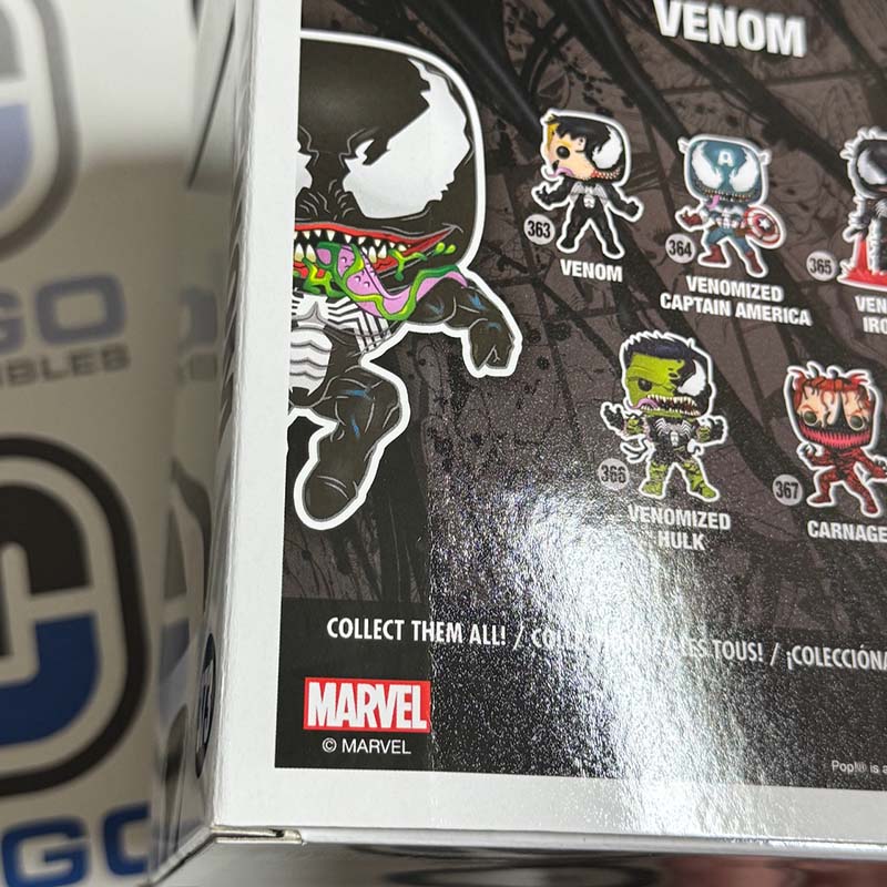Funko POP! Marvel Venom (Leaping) Marvel Collector Corps Exclusive - NOT MINT