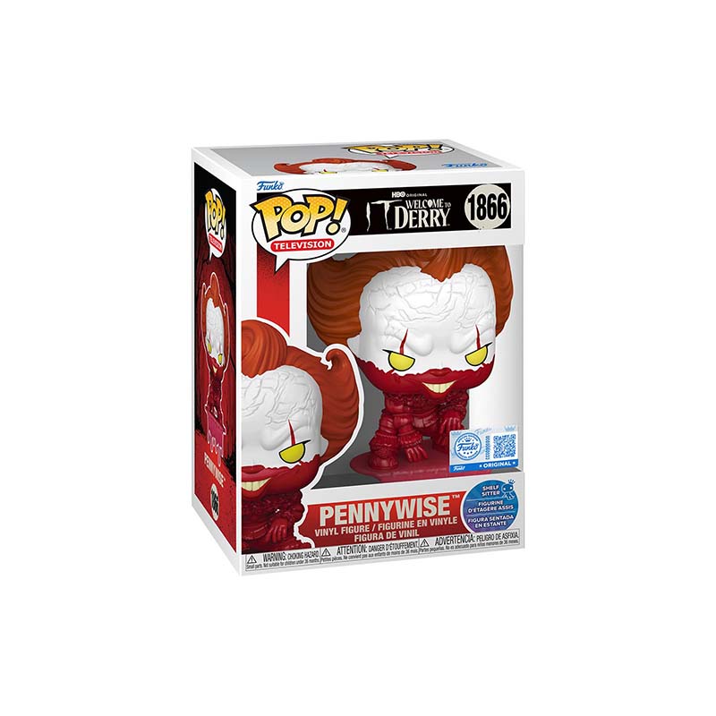Funko POP! It: Welcome to Derry Pennywise Bloody Shelf Sitter EE Exclusive