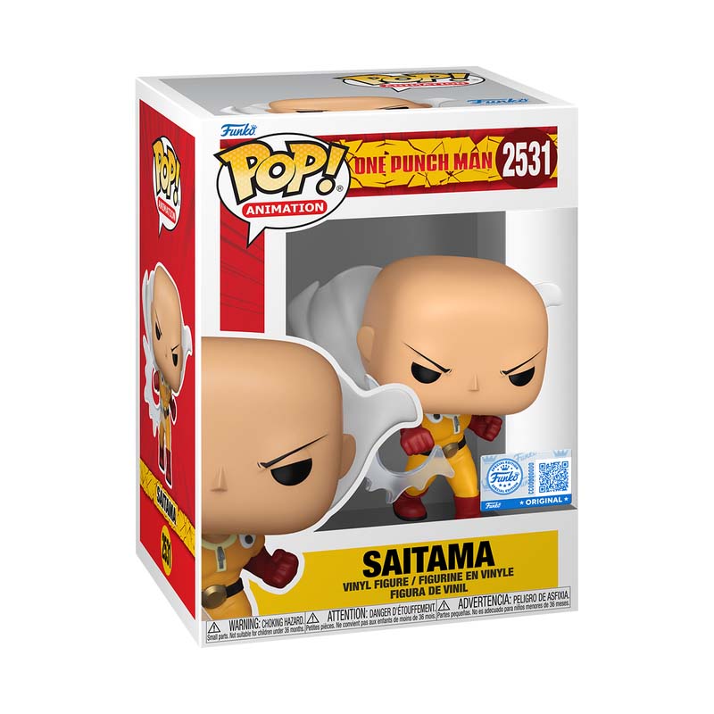 Funko POP! One Punch Man Saitama (Punching) #2531 Specialty Series