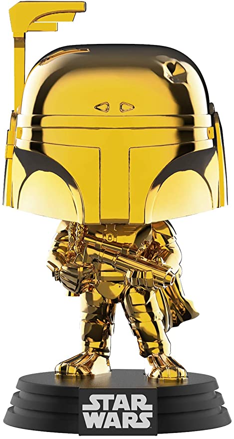 Funko POP! Star Wars Boba Fett Gold Chrome 2019 Galactic Exclusive - NOT MINT