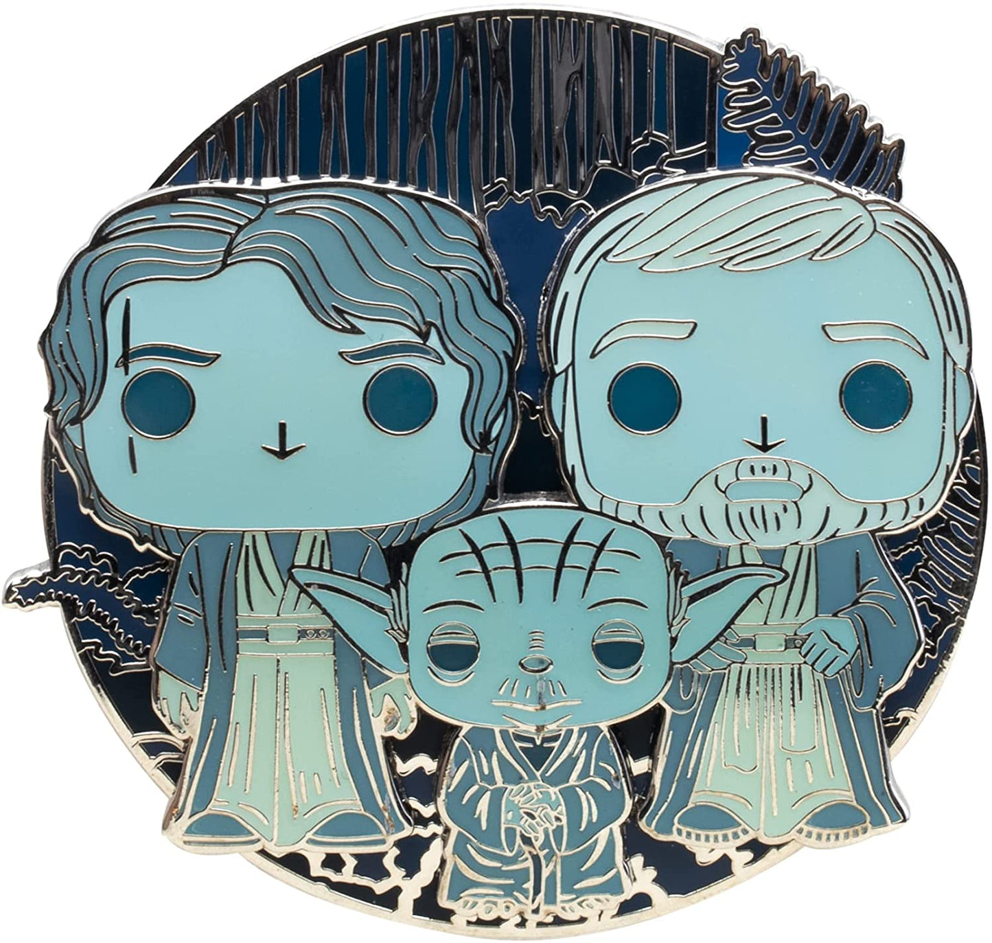 Loungefly Star Wars - Force Ghosts 3" Enamel Collectors Pin Amazon Exclusive LE1000