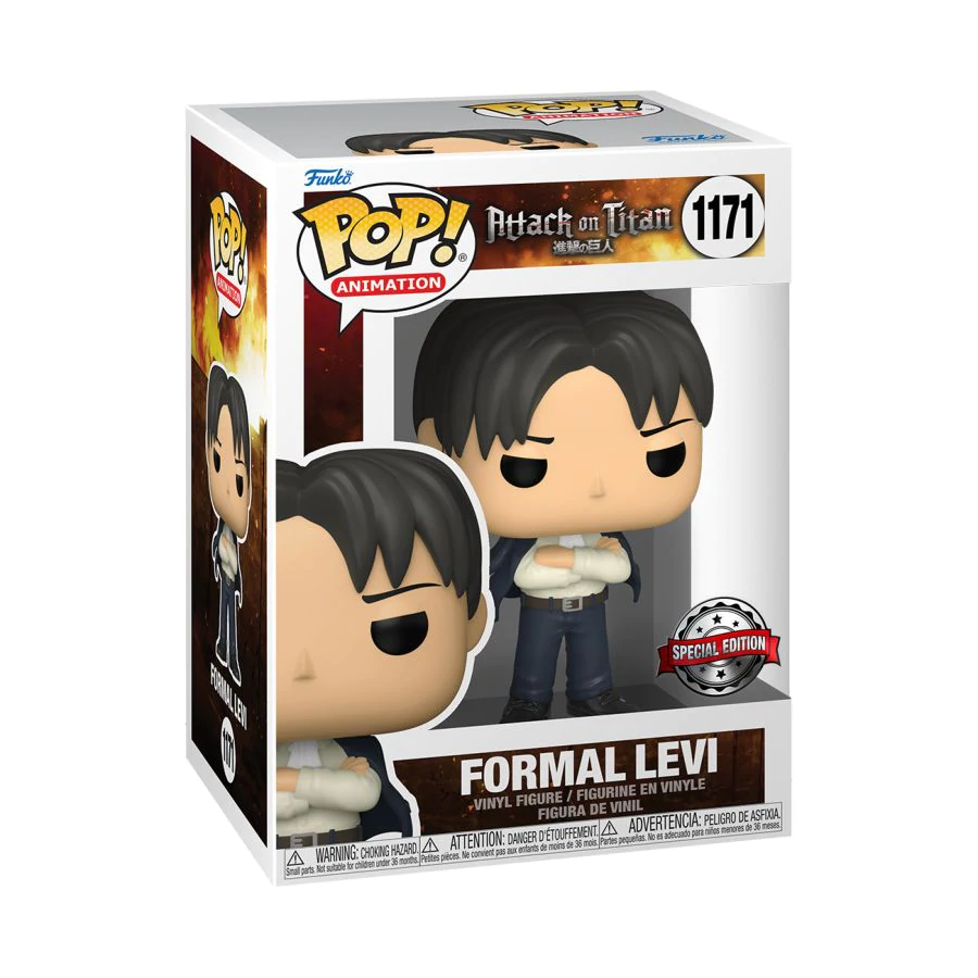Funko POP! Attack on Titan - Formal Levi Special Edition