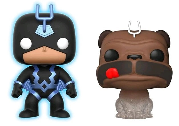 Funko POP! Marvel Black Bolt & Lockjaw 2-Pack GITD Exclusive
