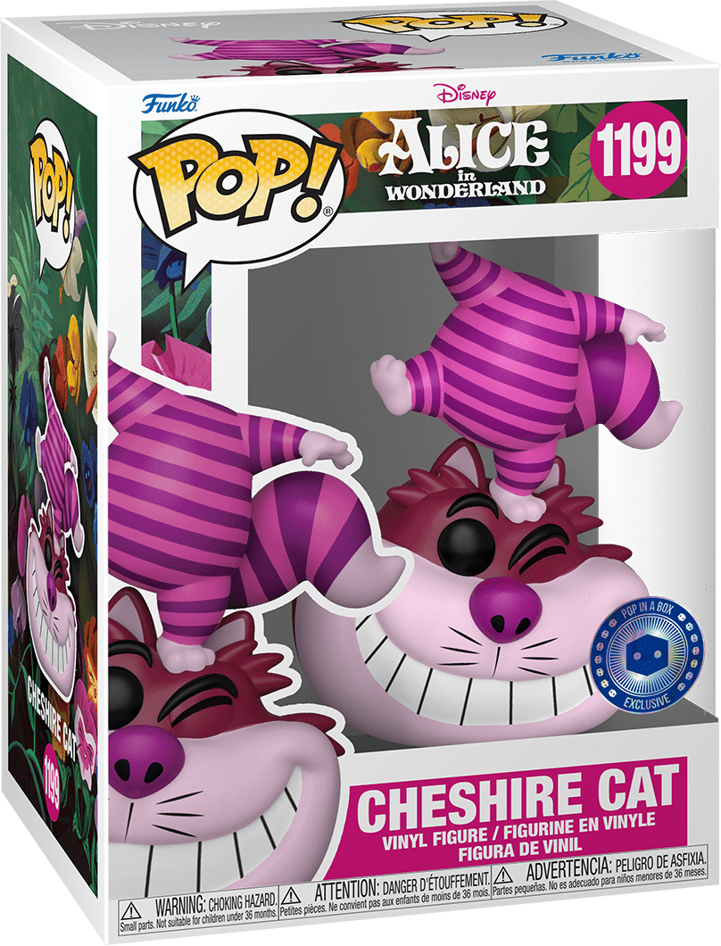 Funko POP! Alice in Wonderland Cheshire Cat Standing on Head (Common) PIAB Exclusive