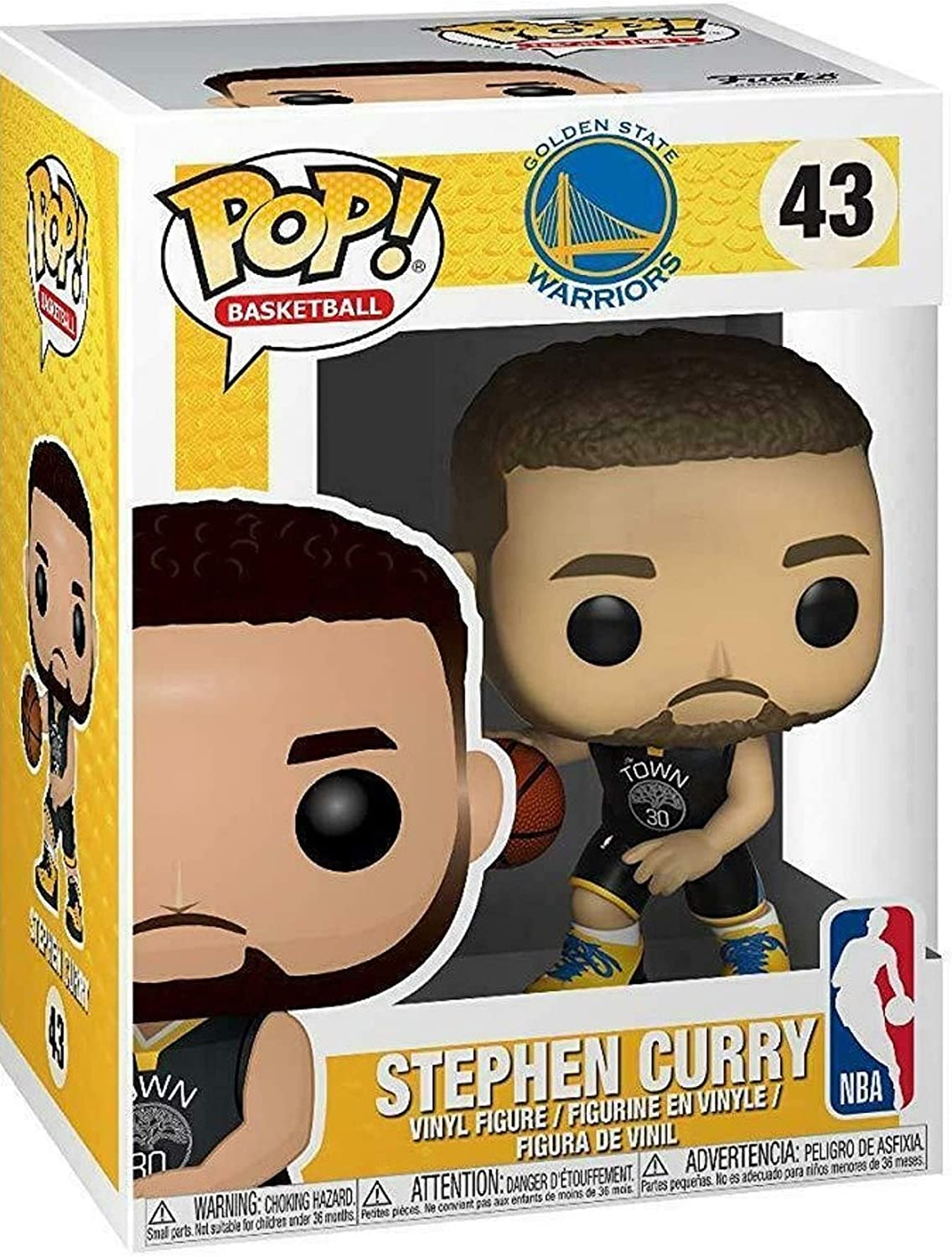 Funko POP! Basketball Golden State Warrriors - Stephen Curry #43