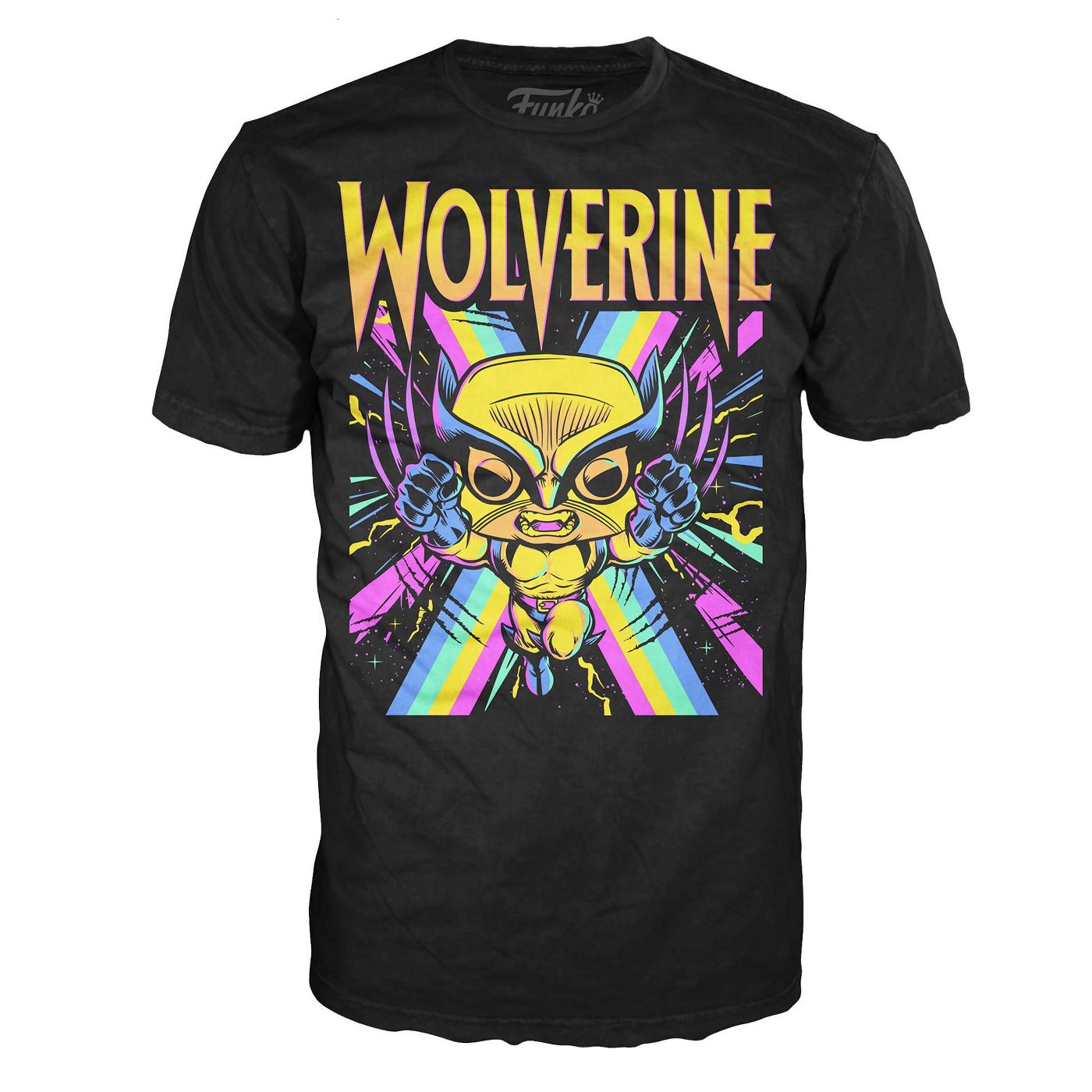 Funko POP! & Tee Collectors Box Marvel: X-Men - Wolverine (Blacklight) Target Exclusive
