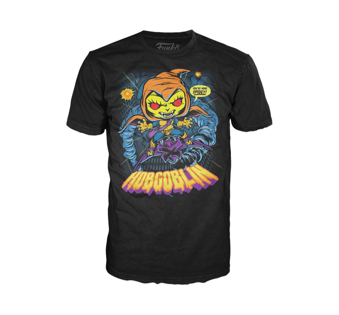 Funko POP! & Tee Collector's Box: Animated Spider Man - Hobgoblin GITD Target Exclusive
