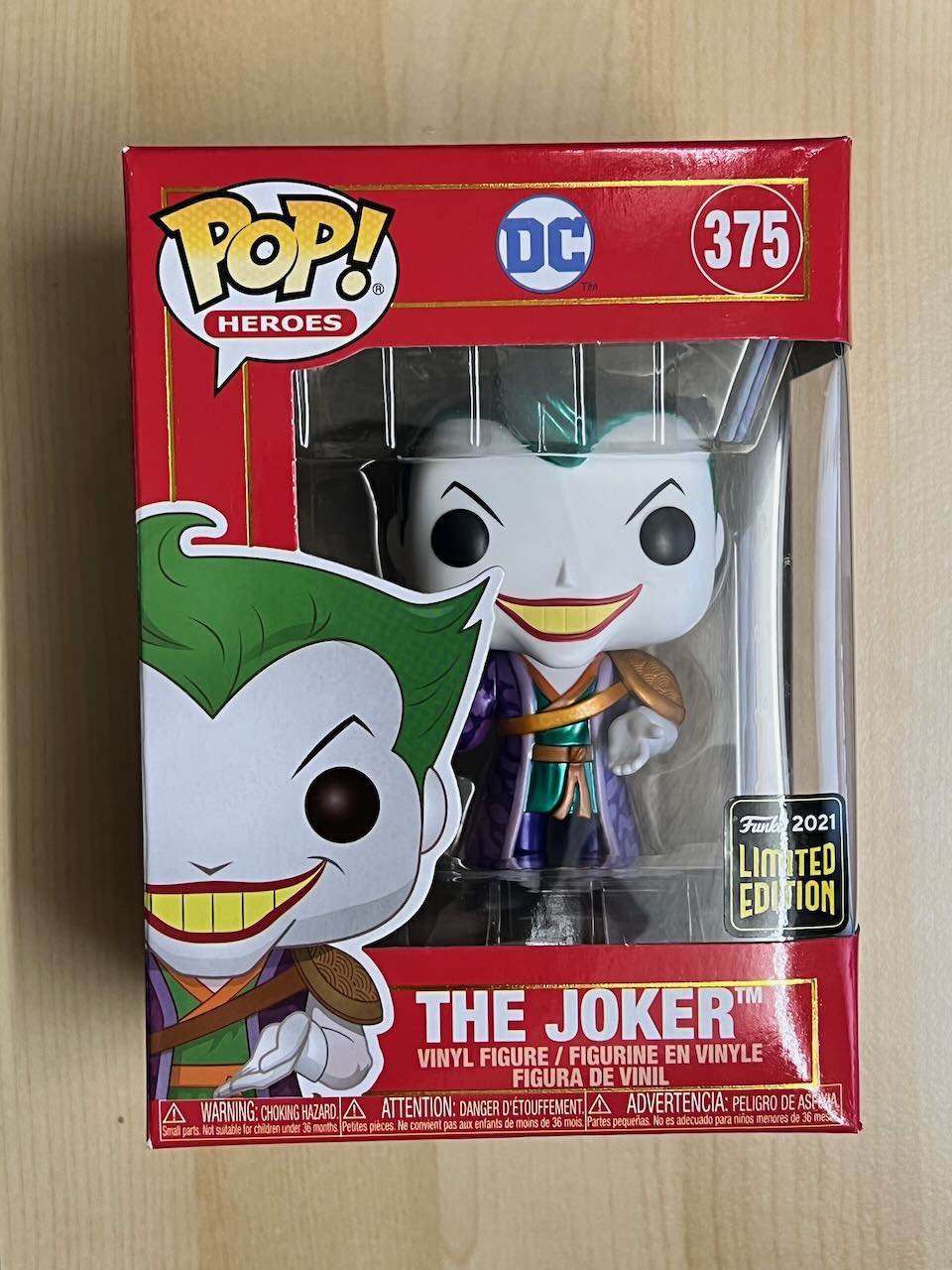 Funko POP! Imperial Palace Joker (Purple Metallic) 2021 China Exclusive LE3000