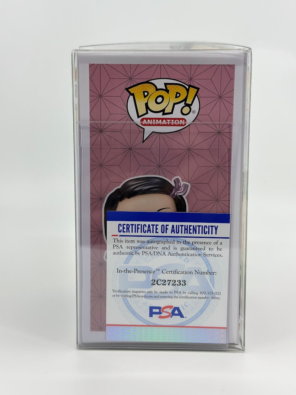 Funko POP! Demon Slayer Nezuko Kamado (Metallic) 2022 LACC Exclusive Abby Trott Signed & Quote with PSA COA