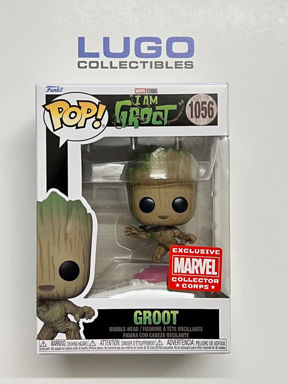 Funko Pop! I Am Groot Groot #1056 Collector Corps Exclusive