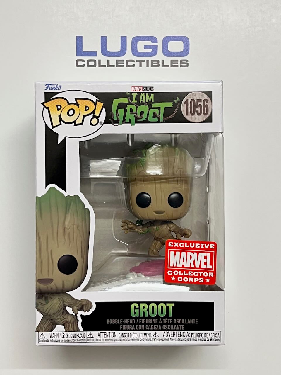 Funko POP! I am Groot - Groot with Soap Bar Marvel Collector Corps Exclusive