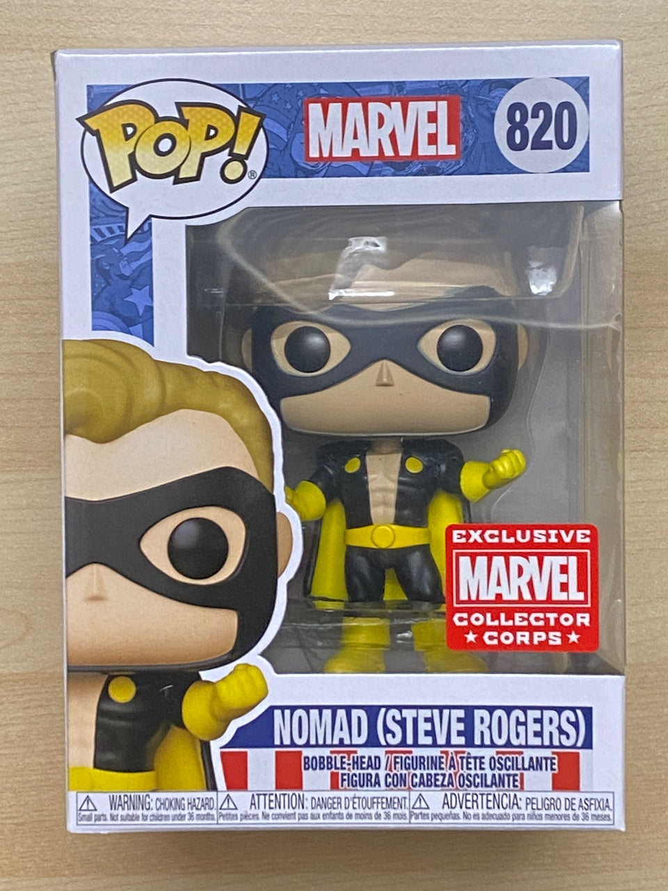 Funko POP! Nomad (Steve Rogers) Marvel Collector Corps Exclusive