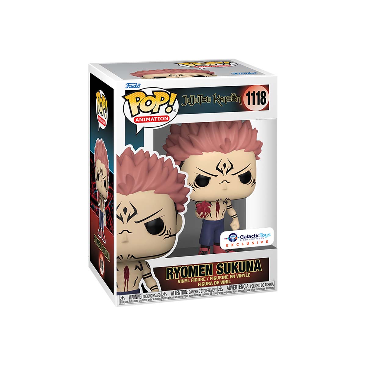 Funko POP! Jujutsu Kaisen - Ryomen Sukuna (Common) Galactic Toys Exclusive