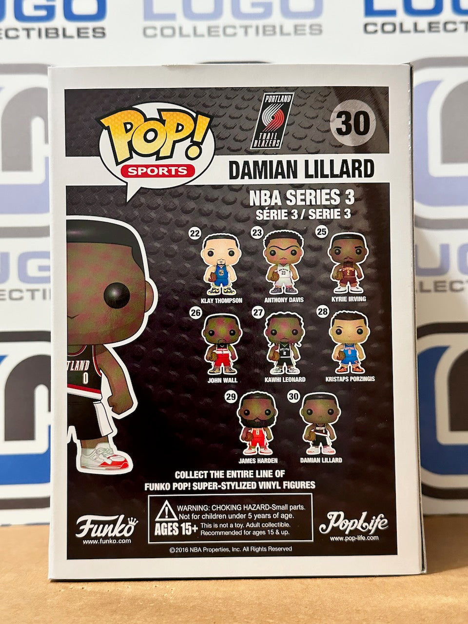 Funko POP! Sports NBA Portland Trail Blazers Damian Lillard (1st Edition) #30