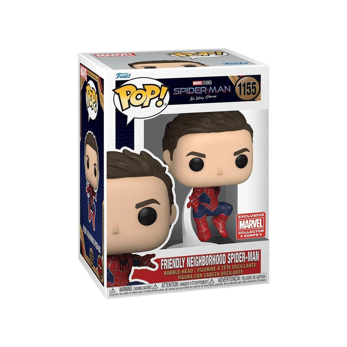 Funko POP! Spider-man NWH: Friendly Neighborhood Spider-man Marvel Collector Corps Exclusive
