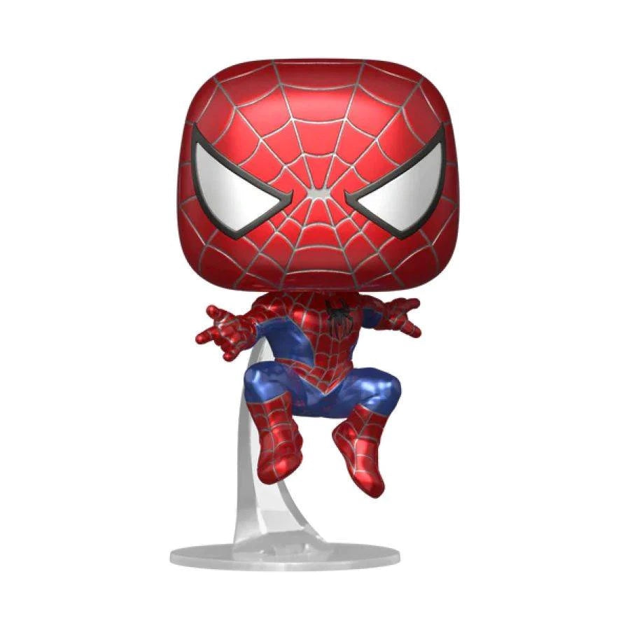Funko POP! Spider-man NWH - Friendly Neighborhood Spider-man (Metallic –  Lugo Collectibles