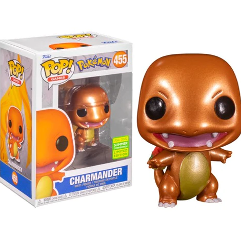 Funko POP! Games Pokemon Charmander (Metallic) SDCC 2022 Summer Convention Exclusive