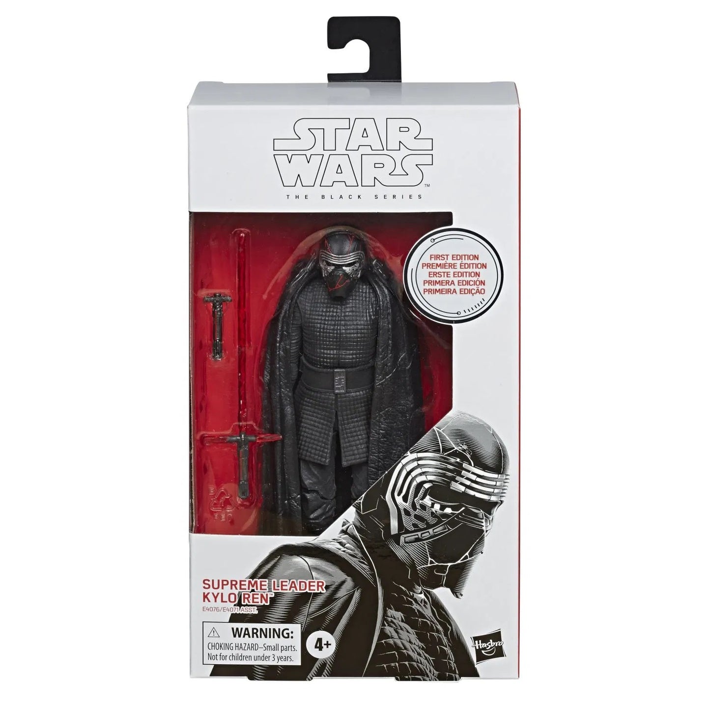 Hasbro Star Wars The Black Series Supreme Leader Kylo Ren Carbonized First Edition