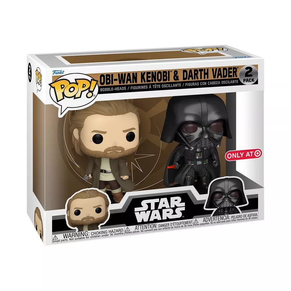 Funko POP! Star Wars Obi-Wan Kenobi & Darth Vader 2pk Target Exclusive