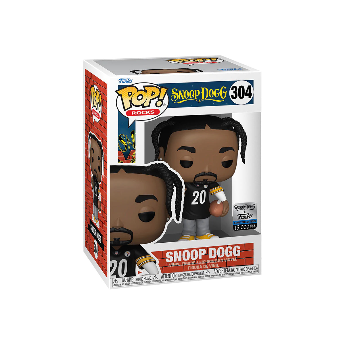 Funko POP! Snoop Dogg in Black Steeler Jersey Funko x Tha Dogg House Exclusive LE15000