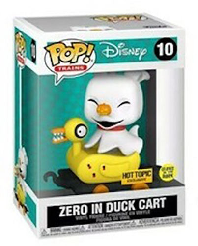 Funko POP! The Nightmare Before Christmas Zero (In Duck Cart) GITD Hot Topic Exclusive