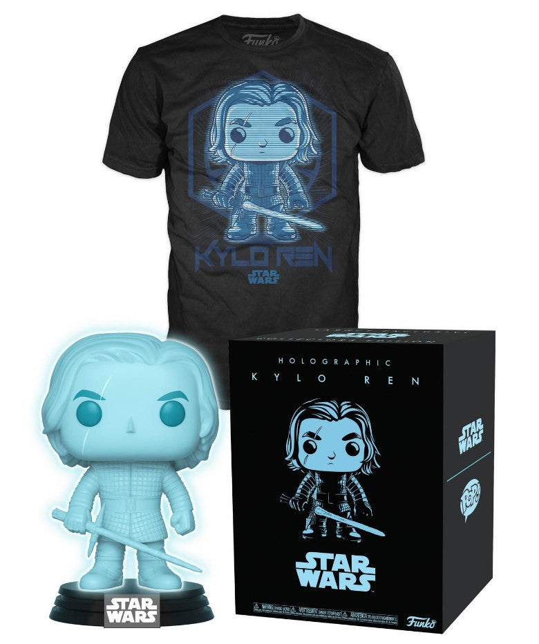 Funko POP! Star Wars Holographic Kylo Ren POP & Tee