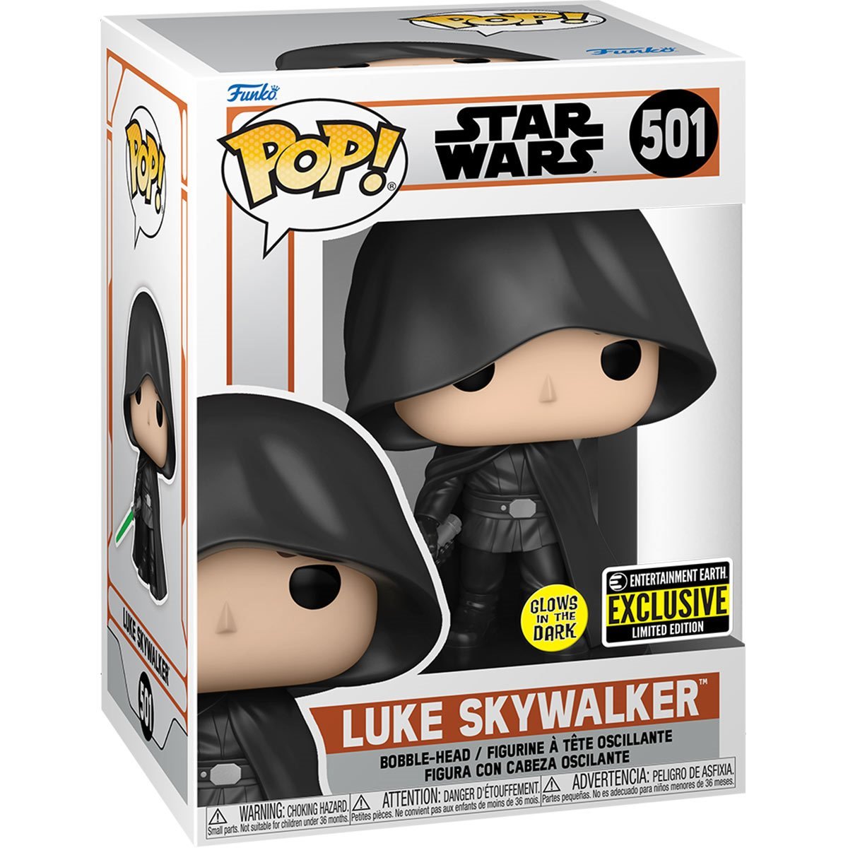 Funko POP! Star Wars The Mandalorian Luke Skywalker GITD EE Exclusive