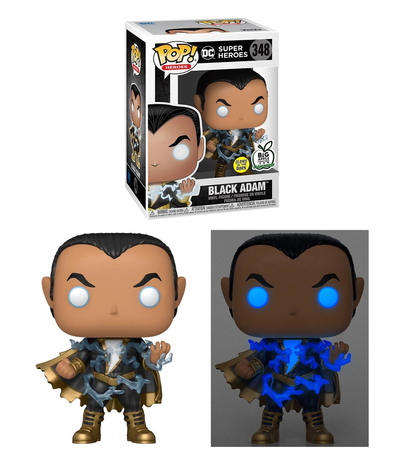 Funko POP! Black Adam (with Energy) GITD BAC Exclusive
