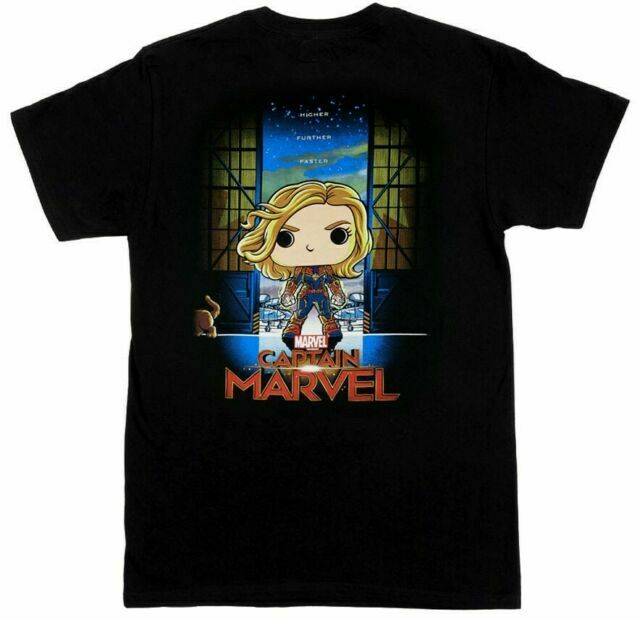 Funko POP! Tee Shirt Captain Marvel Marvel Collector Corps