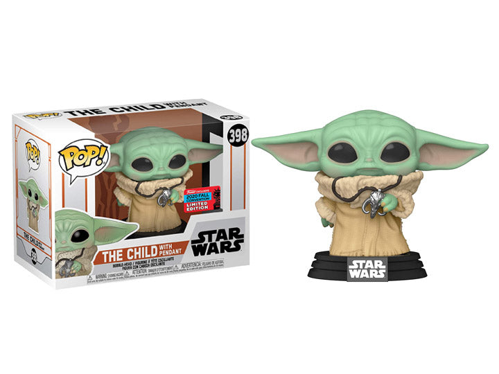Funko POP! Star Wars The Mandalorian - The Child with Pendant 2020 NYCC Shared Exclusive