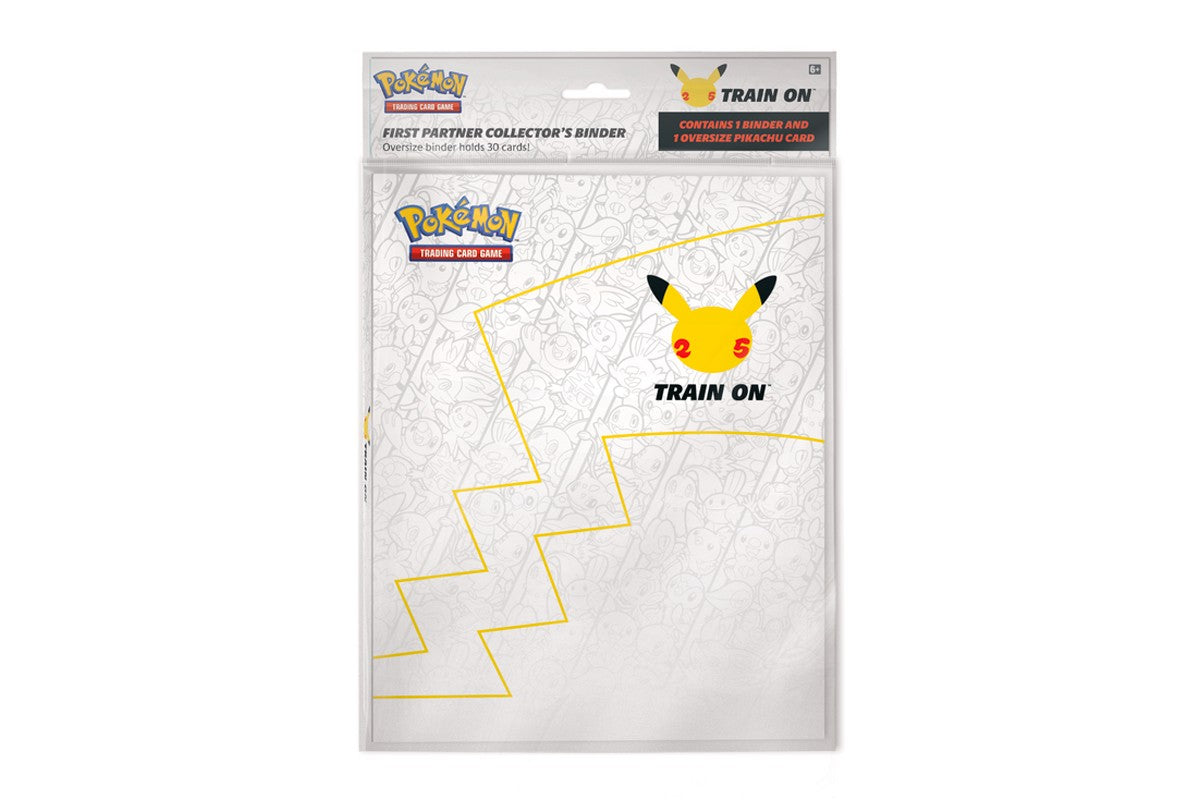 Pokemon 25th Anniversary First Partner Collector's Binder + Galar First Partner Pack