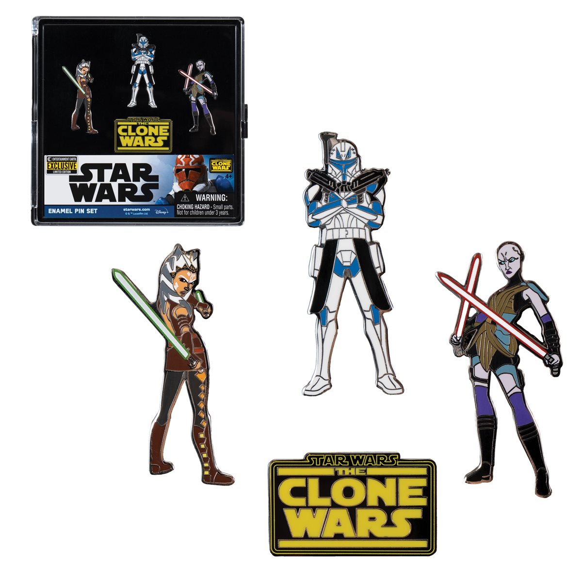 Monogram Star Wars: Clone Wars Enamel Pin Set SDCC EE Exclusive