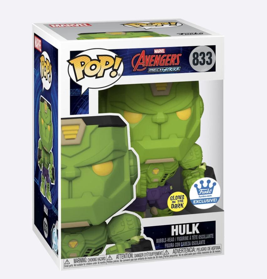 Funko POP! Marvel Avengers Mech Strike Hulk GITD Funko Shop Exclusive