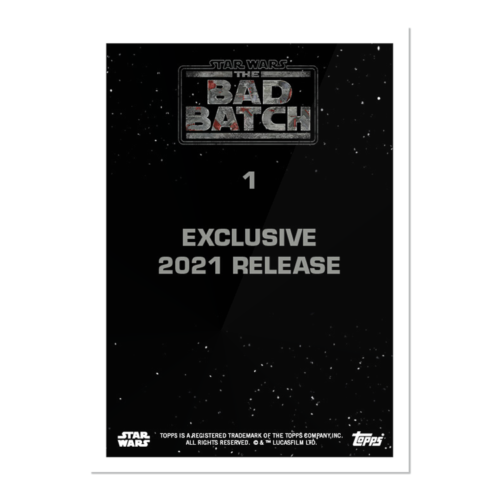 Topps Star Wars Bad Batch eBay Exclusive 10 Card Set