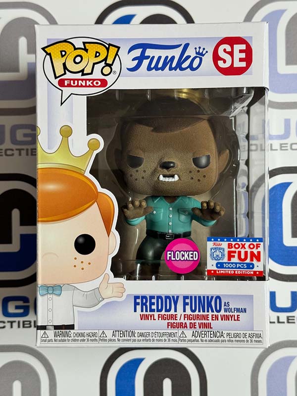 Funko POP! Freddy Funko as Wolfman (Flocked) Fundays LE1000 - NOT MINT