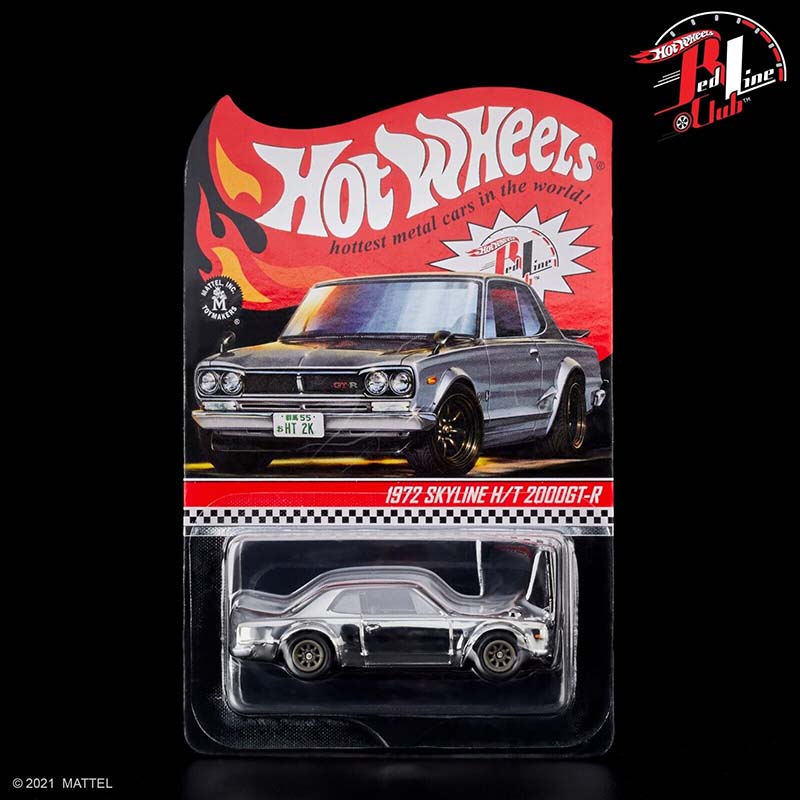 Hot Wheels RLC 1972 Nissan Skyline H/T 2000 GT-R Chrome