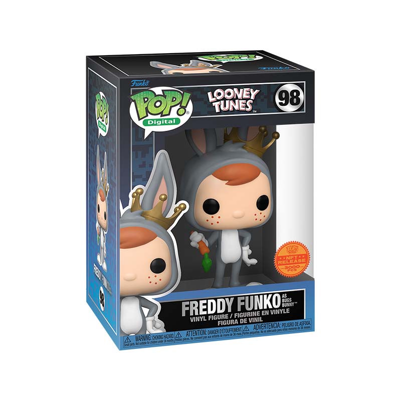 Funko POP! Digital Freddy Funko as Bug Bunny NFT Release LE3000 Exclusive